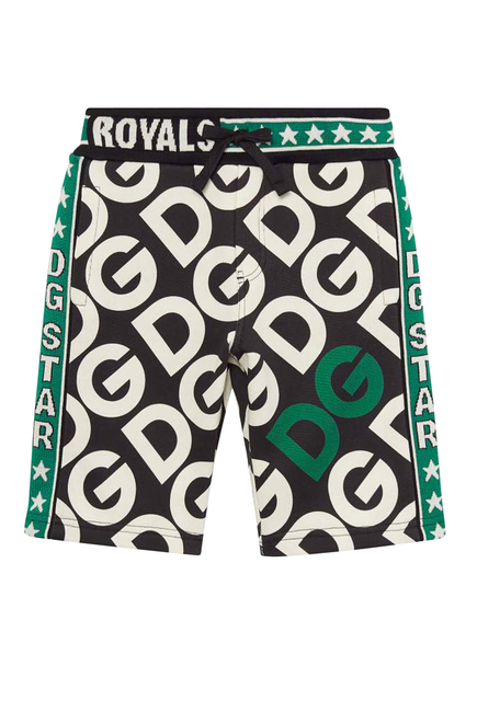 Dolce & Gabbana Logomania Cotton Bermuda Shorts